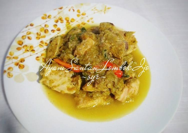 Ayam Santan Lombok Ijo