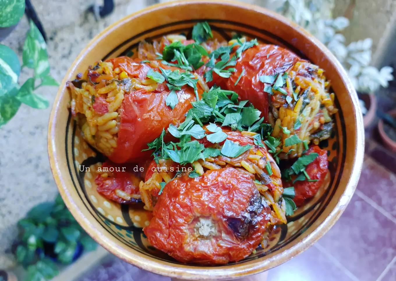 Tomates farcies vegan 🍅