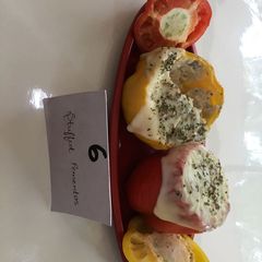 A picture of Stuffed pimentos.