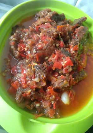 Foto resep Dendeng balado batokok