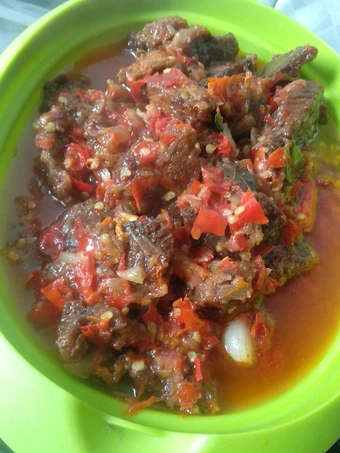 Cara Gampang Membuat Resep Dendeng balado batokok yang Uenak Anti Ribet, Bisa Manjain Lidah