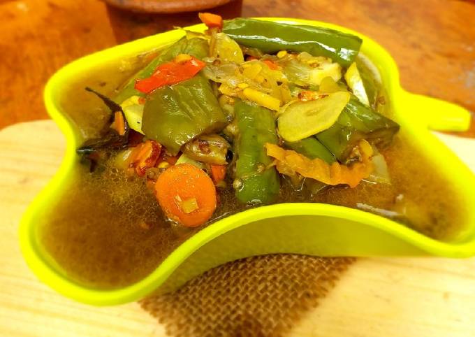 Langkah Mudah untuk Menyiapkan Terong Timbung Bumbu Bali#TuungTimbung😋 yang Enak