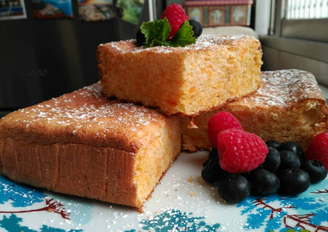 Bizcocho de calabaza y almendra