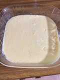 Postre de durazno y queso crema