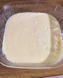 Postre de durazno y queso crema