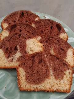 Una foto de Budín marmolado
