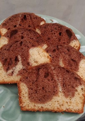 Una foto de Budín marmolado