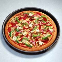 A picture of Chicken pizza recipe.