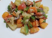 Una foto de saladas de bacalao
