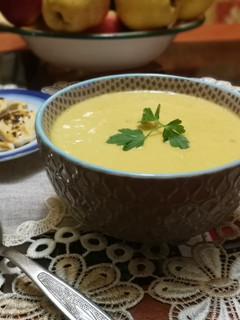 Una foto de Crema hortelana