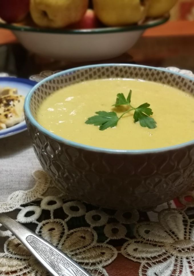 Una foto de Crema hortelana