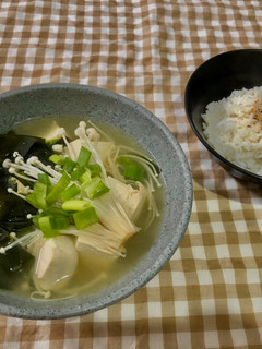 Foto resep Sup Miso Tahu dan Enoki