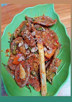 Foto resep Lidah Sapi Pedas Manis