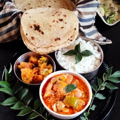 A picture of Dhaba style Kadai mushroom (🍄🍄 mushroom masala).