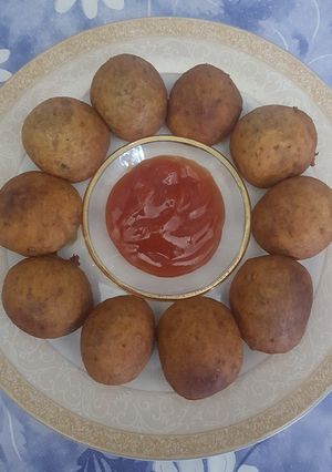 صورة لوصفة كرات البطاطا بالجبنة