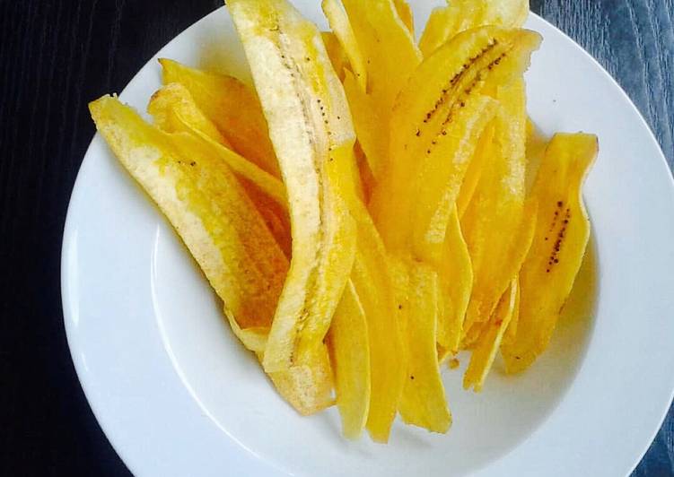 Recipe of Super Quick Homemade Unripe plantain Chips