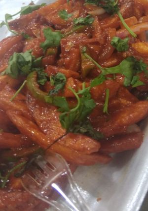 A picture of Chilli potato ilovecooking.