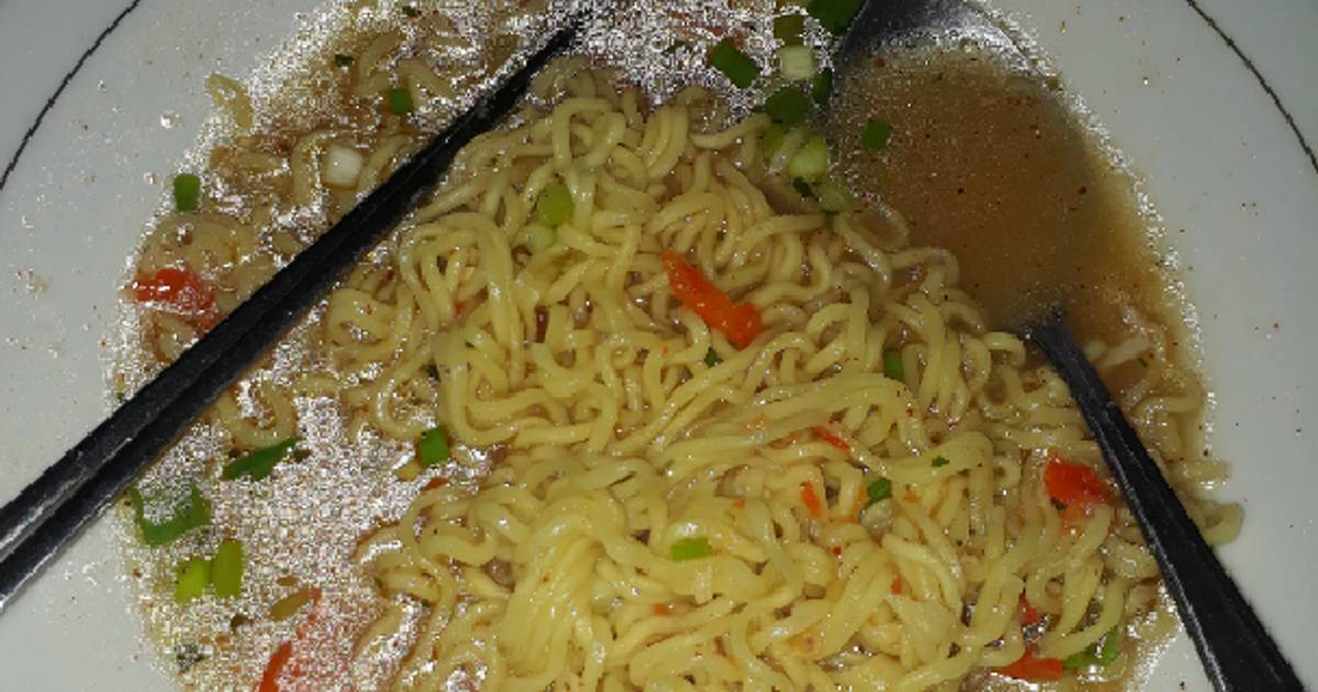 1 489 Resep Mie Pedas Kuah Rasa Ayam Bawang Enak Dan Sederhana Cookpad