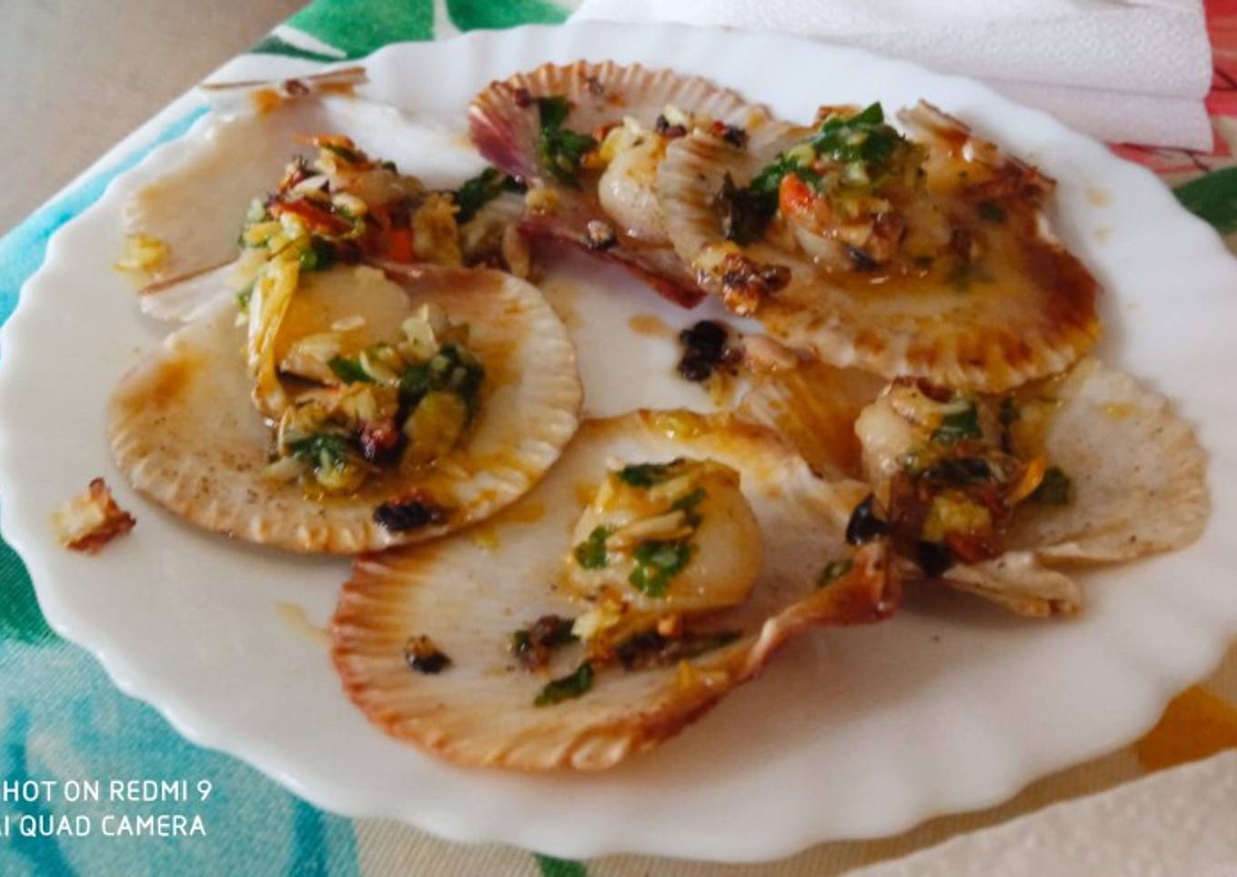 Zamburiñas a la plancha