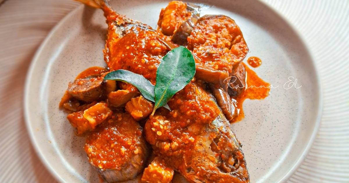 Resep Ikan Kembung Terong Balado  Favorit Bunda