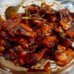 A picture of Honey chilli potato.