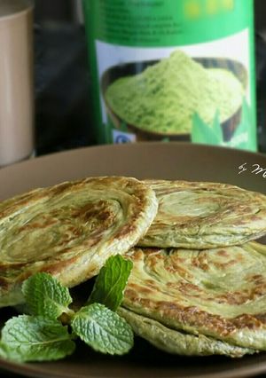 Foto resep Roti Canay/Roti Maryam Greentea