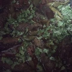 A picture of Beef gravy seekh kabab for iftar.