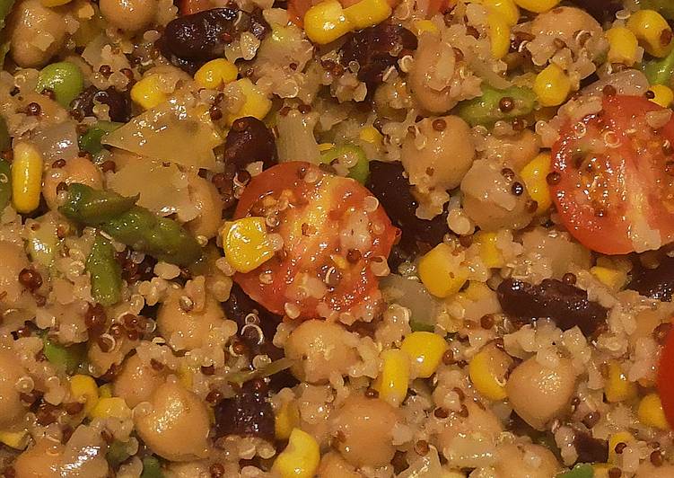 Méthode simple pour Faire Super rapide Fait maison Salade de quinoa