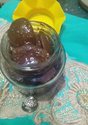 A picture of Sweet lemon pickle.
