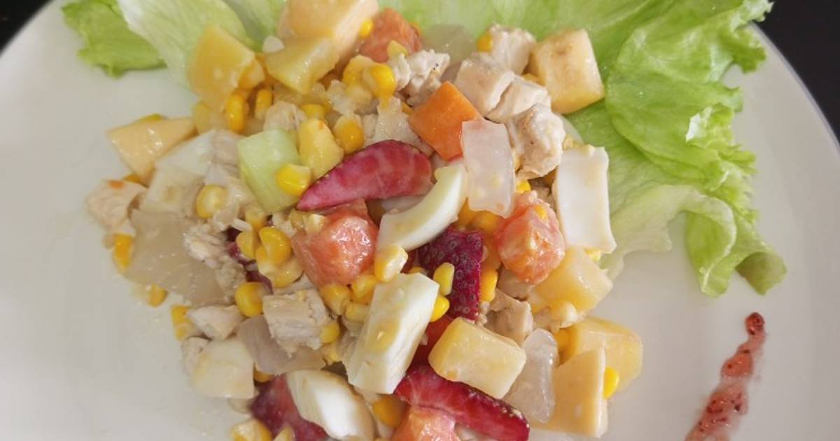 7.584 resep salad buah praktis enak dan sederhana ala 7.584 resep salad buah praktis enak dan sederhana ala