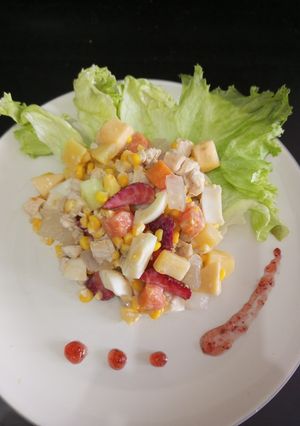 Foto resep Salad Buah Bergizi Andalan Enak Mudah