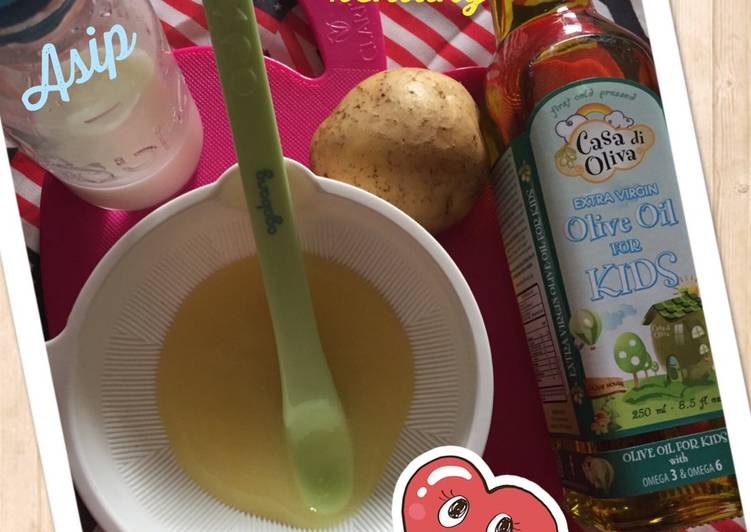 Resep: Pure kentang mpasi 6m MPASI yang Nikmat