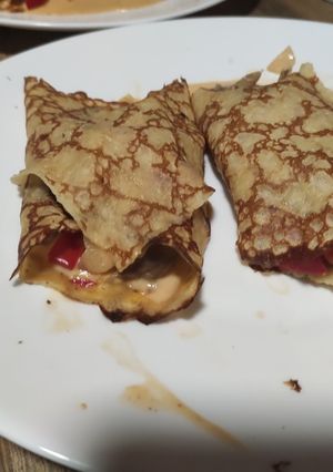 Una foto de Crepes salados