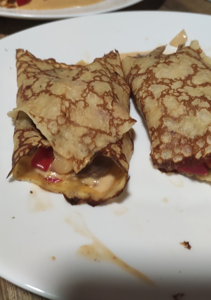 Una foto de Crepes salados