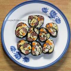 A picture of Sushi Nasi Merah (Untuk Diet).