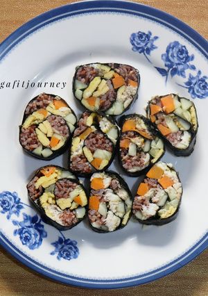 Foto resep Sushi Nasi Merah (Untuk Diet)