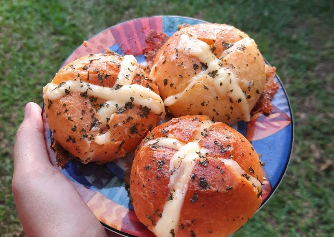 Korean Garlic Cream Cheese Bread