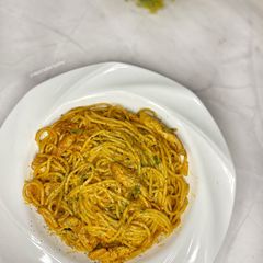 A picture of Spicy creamy chicken pasta.