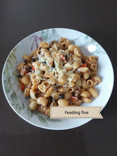 Una foto de Pasta "taco" #concarne y #sincarne