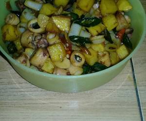 Resep Mudah Tumis Cumi Asin Kecap Manis Nikmat Lezat