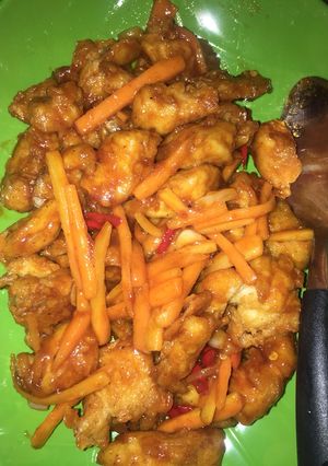 Foto resep Ayam fillet saos pedas manis