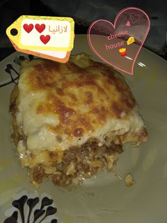 صورة لوصفة لازانيا باللحم المفروم 😋😍❤️