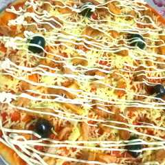 بيتزا بشاورما 🍕-レシピのメイン写真
