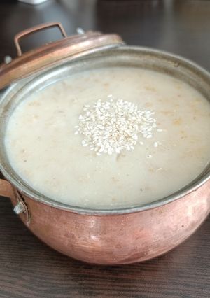 عکسی از دستور حلیم با گوشت مرغ