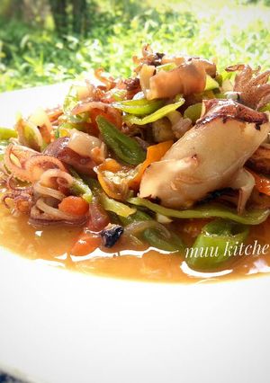 Foto resep Cumi asin cabe ijo