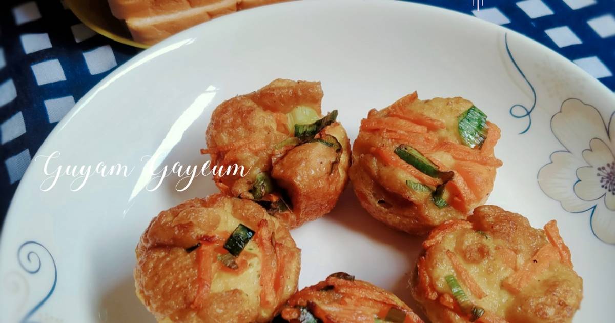 Resep Roti Telur Goreng (dari Pinggiran Roti Tawar) / Ide Bekal Anak ...