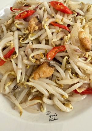 Foto resep 623. Oseng Tauge Ikan Asin Jambal
