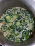 Sayur bayam & gambas summer