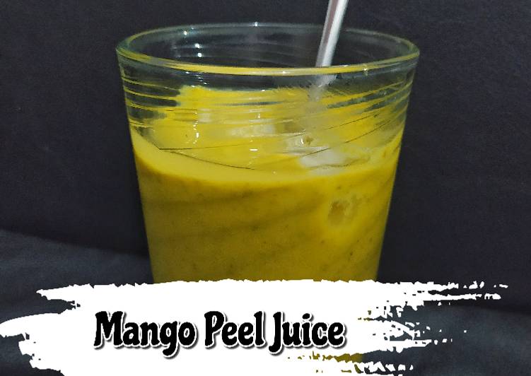Cara Gampang Menyiapkan Mango Peel Juice, Lezat