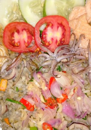 Foto resep Nasi Goreng Cumi Sambal Matah